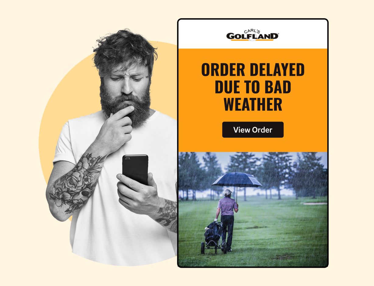 Carls Golfland using WeSupply shipping notifications