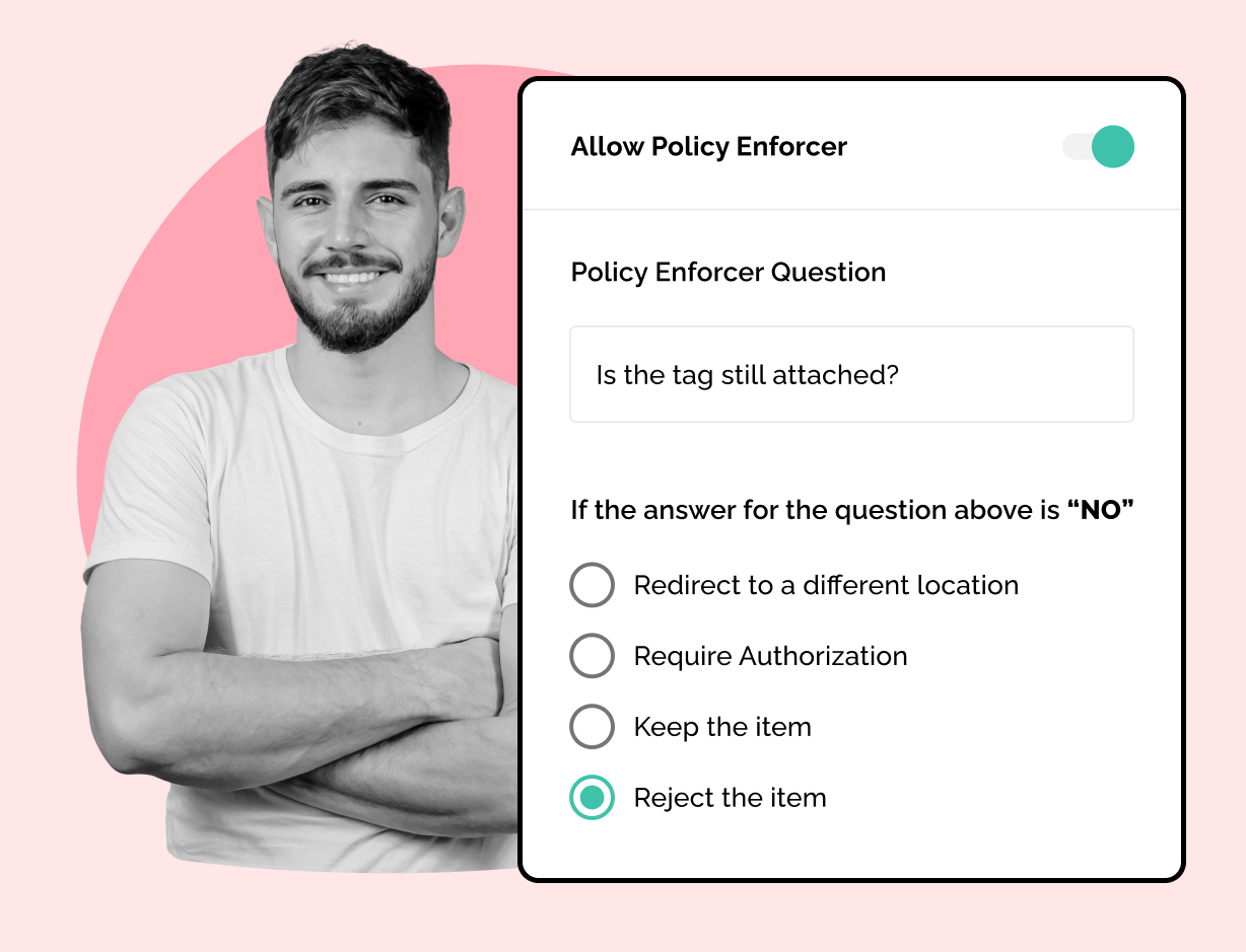 WeSupply policy enforcer settings - for preventing wardrobing