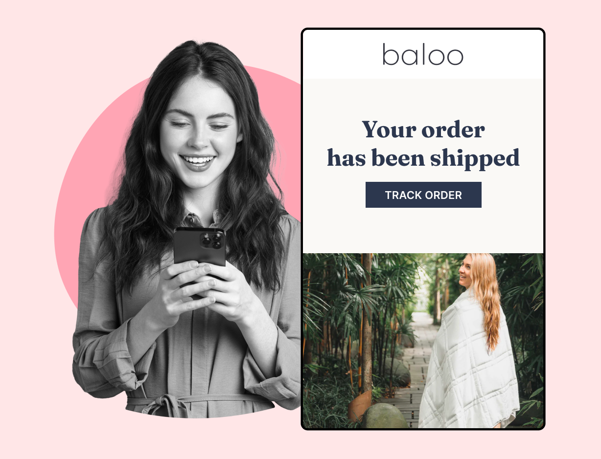 Baloo Living using WeSupply shipping notifications