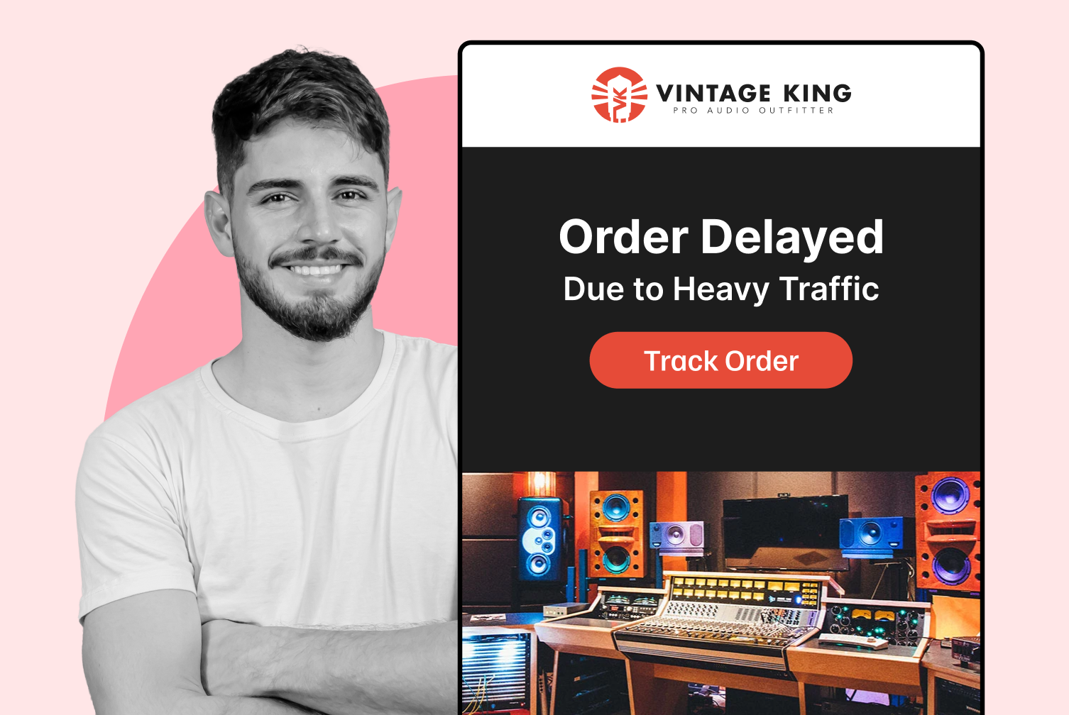 WeSupply delay notification - used by Vintage King