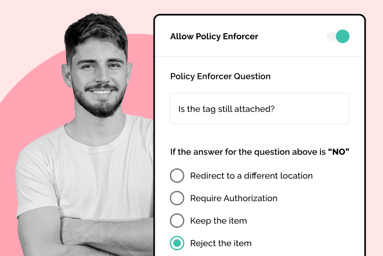 WeSupply policy enforcer settings - for preventing wardrobing