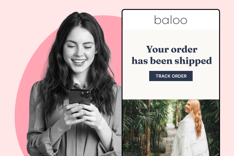 Baloo Living using WeSupply shipping notifications