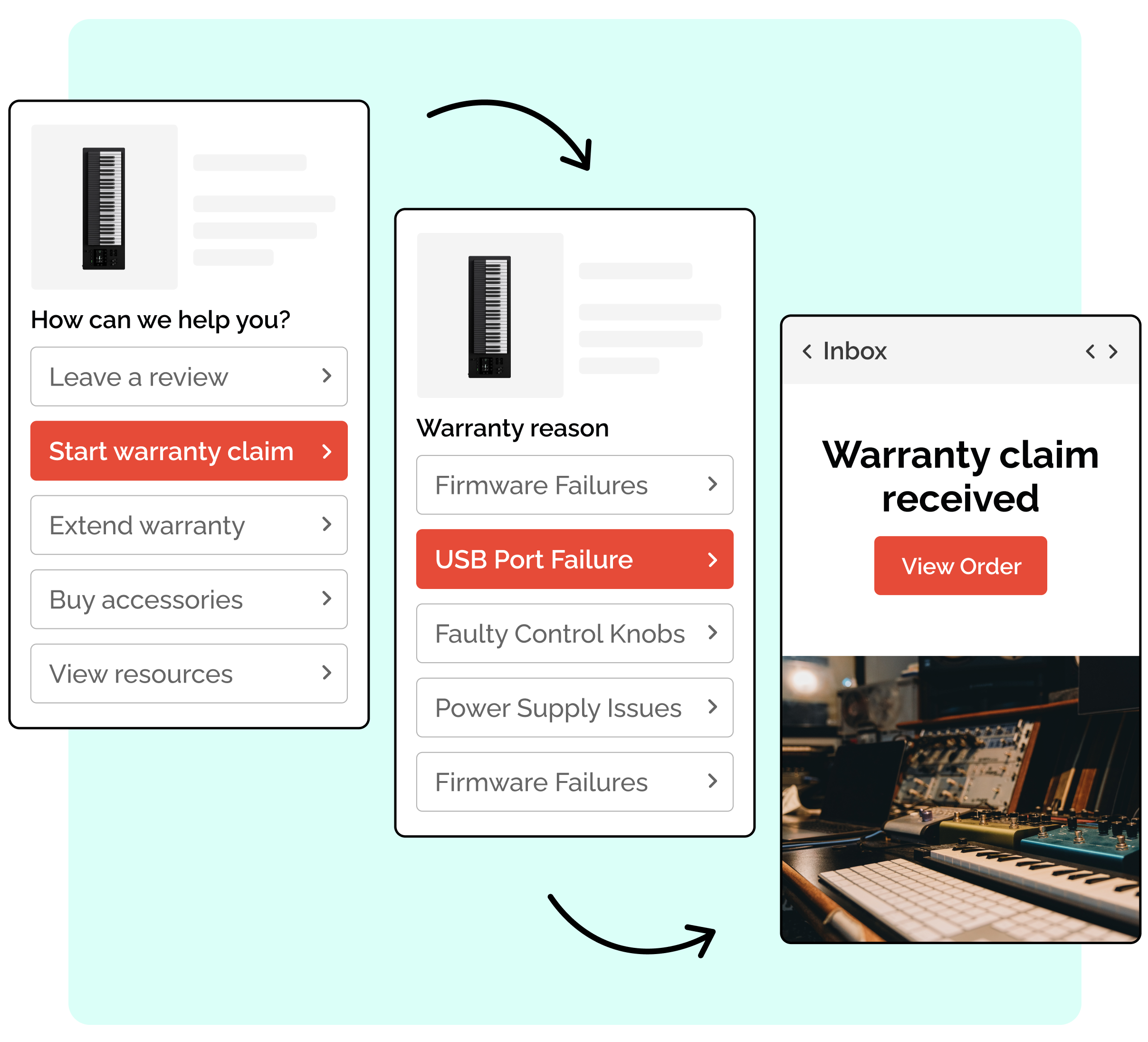 self service warranty claim process