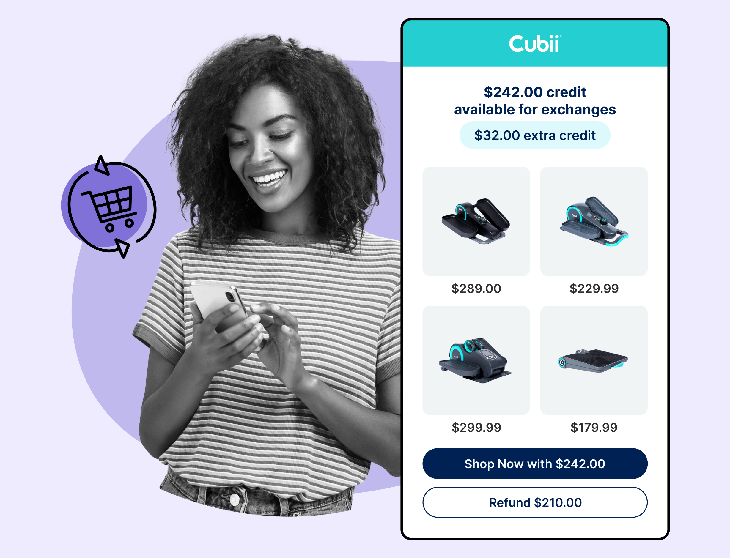 cubii using WeSupply exchanges