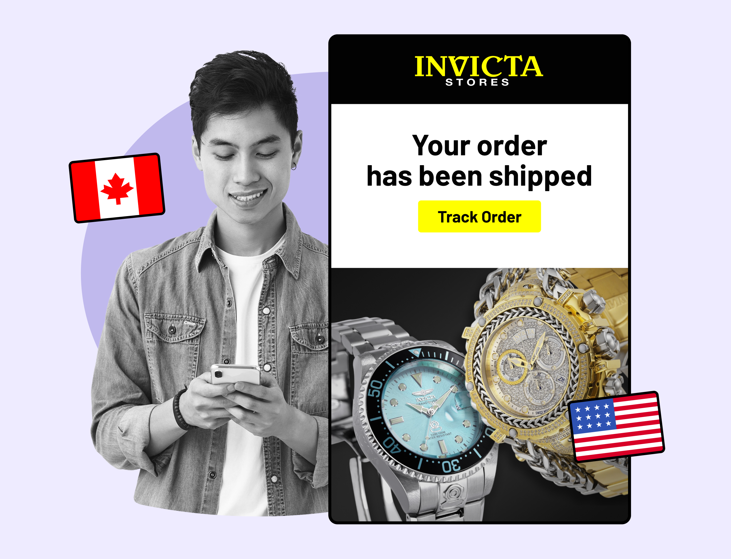 Invicta Watches Using WeSupply Delivery Notifications