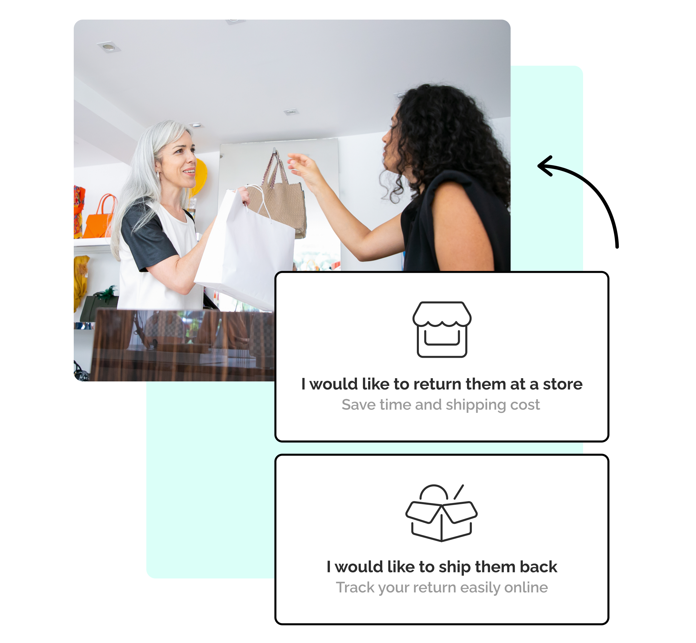 return to store option