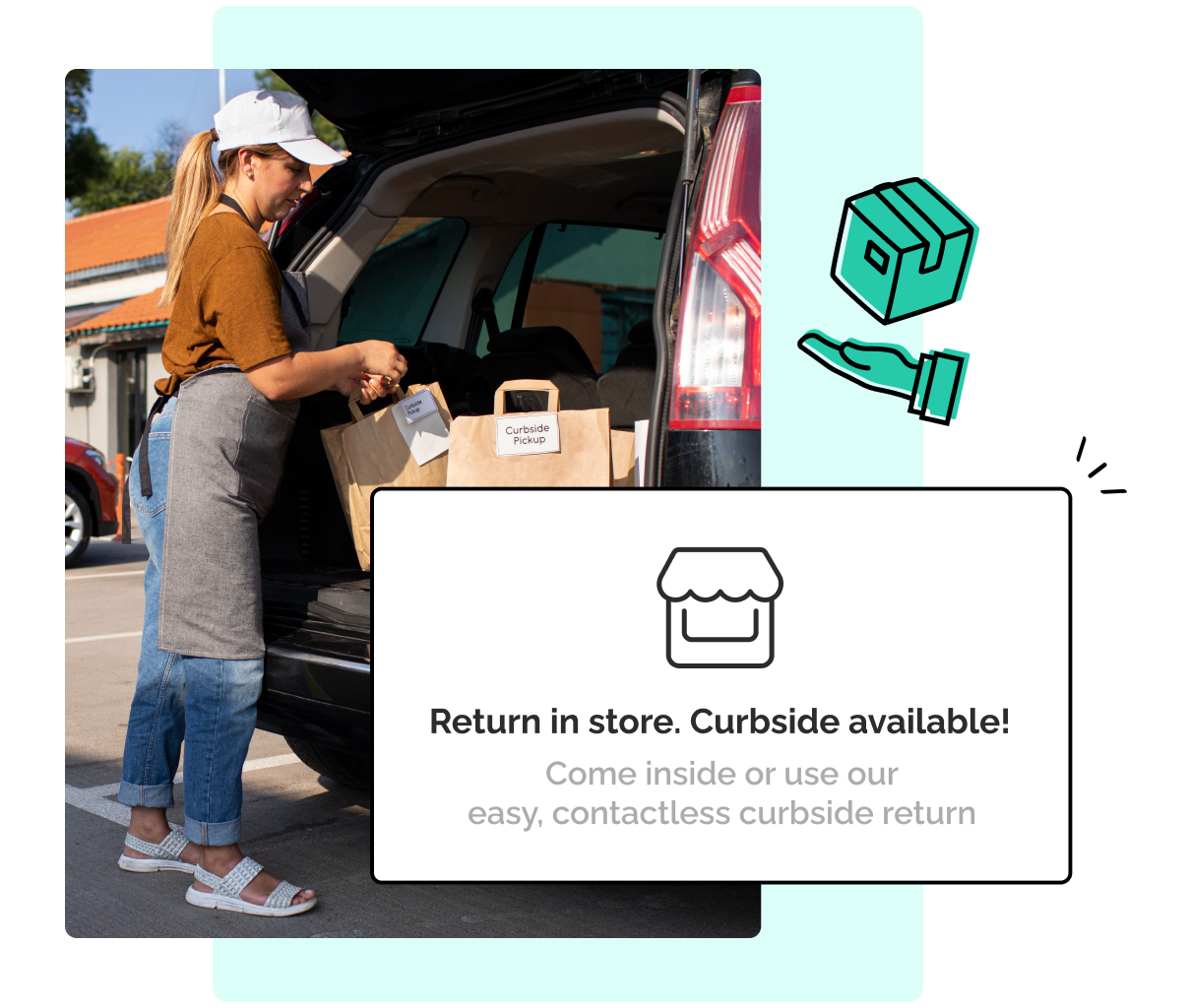 Self Service Returns - curbside returns