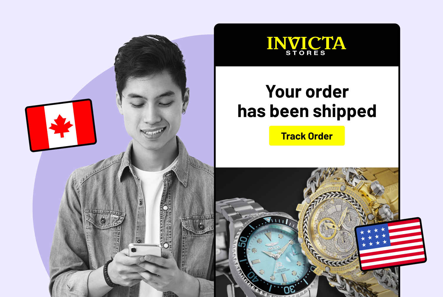Invicta Watches Using WeSupply Delivery Notifications