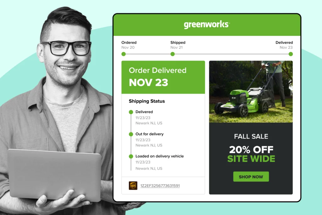 Greenworks using WeSupply tracking page