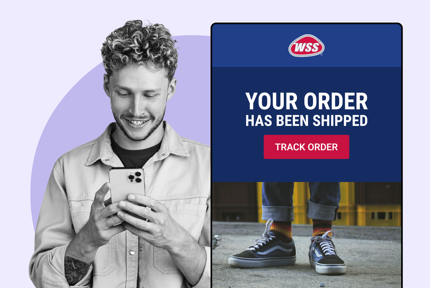 shopWSS using WeSupply shipping notifications