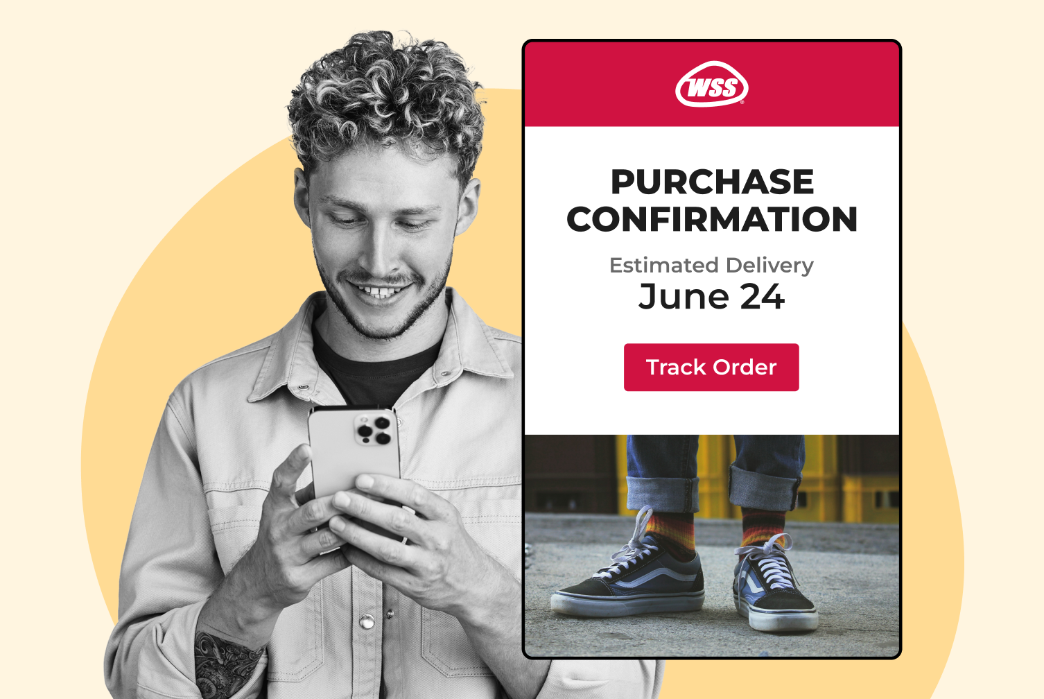 shopWSS using WeSupply notifications with estimated delivery dates