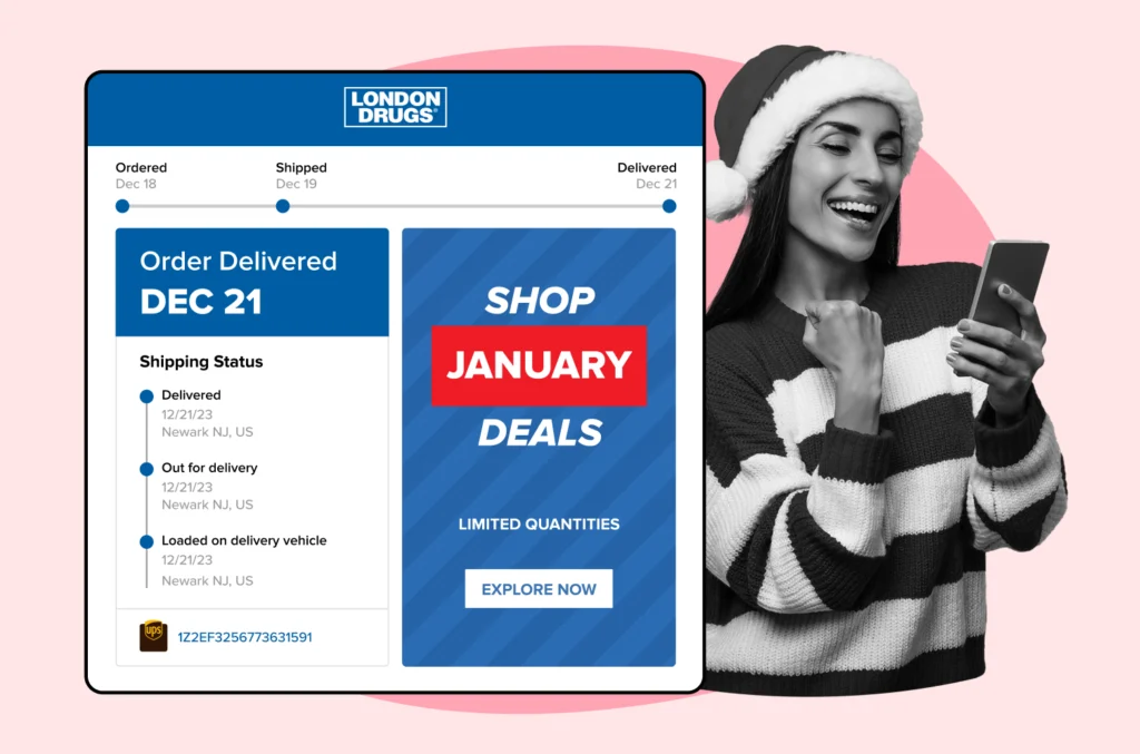 London Drugs using WeSupply tracking during Christmas