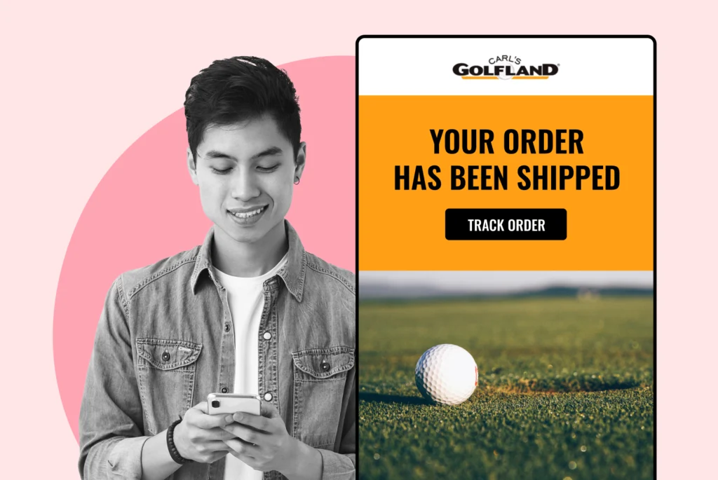 Carls Golfland using WeSupply shipping notifications